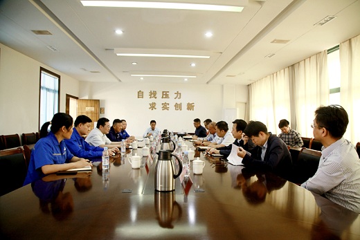 市領導到新橋礦業(yè)調研生產經營情況